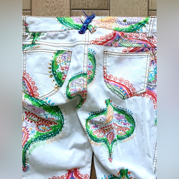 Women’s DESIGUAL paisley LORISE stretch DENIM PREMIUM JEANS! Size: 28 EUC - Picture 6 of 10